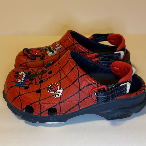 Spider-Man Kids All Terrain Crocs - Red - Picture 3 of 4